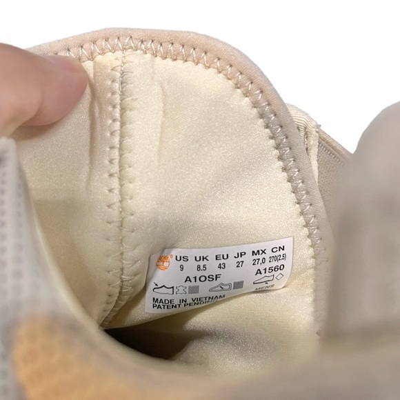 Timberland craftletics Flyroam pull on boots in cream - Men’s size 9 - Picture 4 of 6